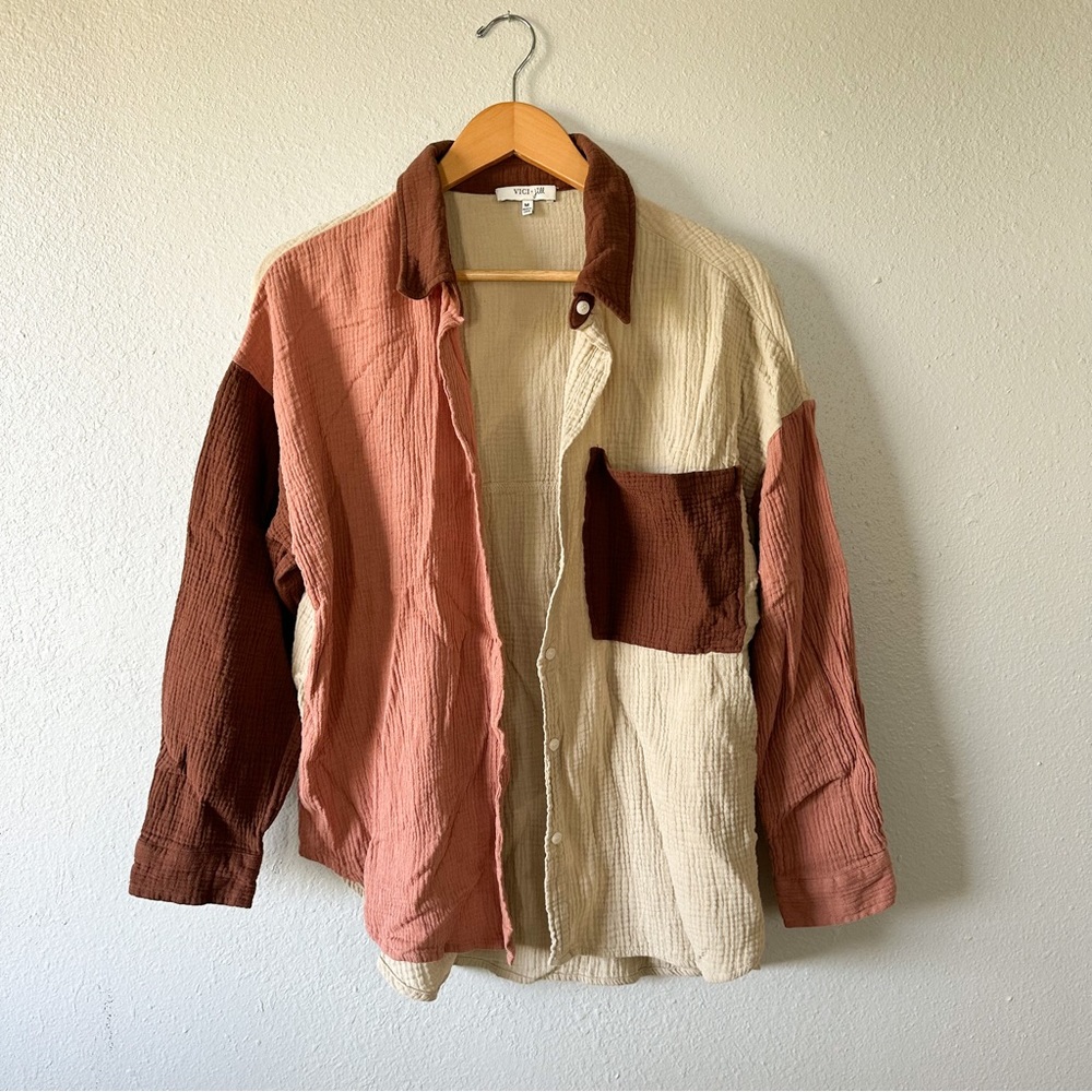 Vici x Jill Colorblock Long Sleeve Shirt